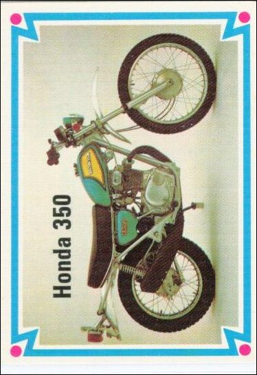 Choppers & Hot Bikes (Base Set) card 24 Honda 350