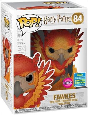 POP! Harry Potter figure 84-B Fawkes (Flocked) Summer Convention Exclusive