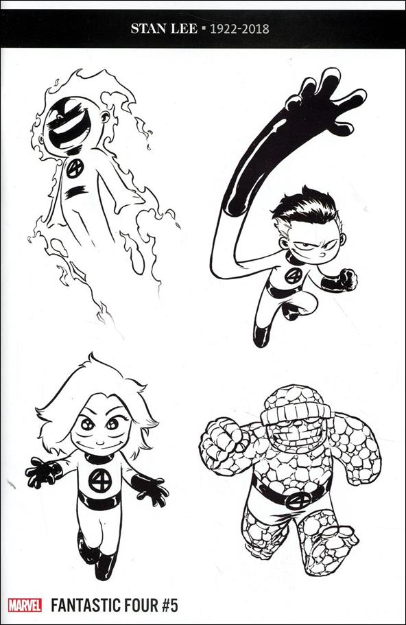 Fantastic Four (2018) issue 5-L Skottie Young Party Sketch Cover