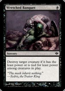 Magic the Gathering: Conflux (Base Set) card 56 Wretched Banquet