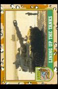 Desert Storm: Series 1 (Base Set) card 41 Lining up the Tanks
