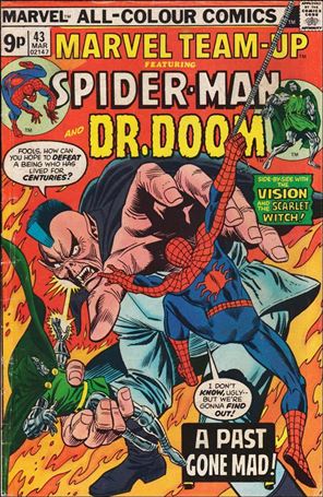 Marvel Team-Up (1972) issue 43-C UK Price Cover
