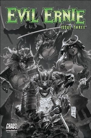 Evil Ernie (2021) issue 3-G Philip Tan 1:10 Black & White Cover