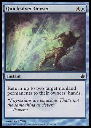 Magic the Gathering: Mirrodin Besieged (Base Set) card 30 Quicksilver Geyser