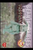 Beanie Babies Series 1 (Birthday or Rookie Subset) card 36-D Hippity The Mint Bunny Gold Lettering 1/150