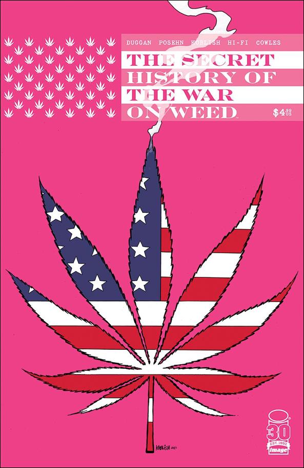 Secret History of the War on Weed issue nn-C Scott Koblish 1:25 Pink Cover