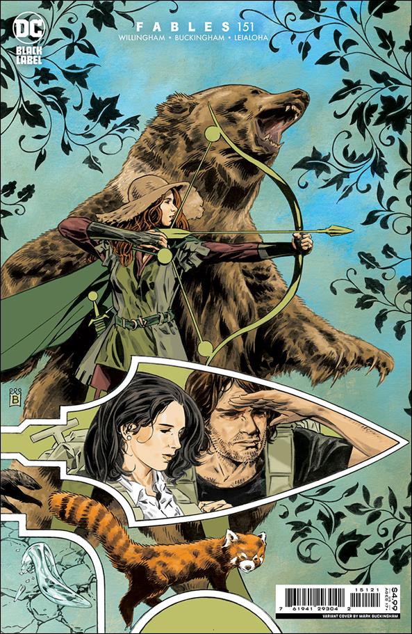 Fables issue 151-B Mark Buckingham Cardstock Cover