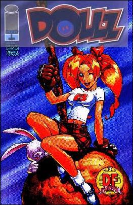 Dollz issue 1-F Dynamic Forces Blue Foil Cover