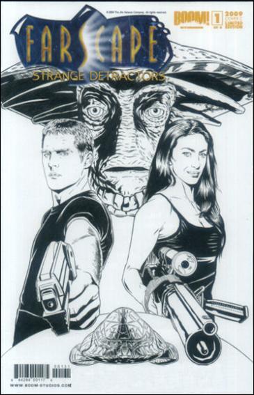 Farscape: Strange Detractors issue 1-D Joe Corroney Black and White Cover