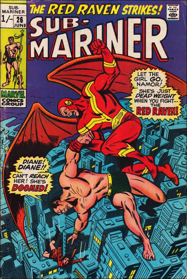 Sub-Mariner (1968) issue 26-B UK Price Cover