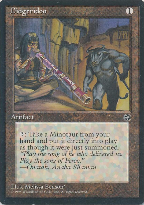 Magic the Gathering: Homelands (Base Set) card 105 Didgeridoo
