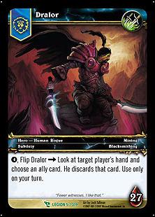 World of Warcraft: March of the Legion (Oversized Hero Subset) card 5 Dralor