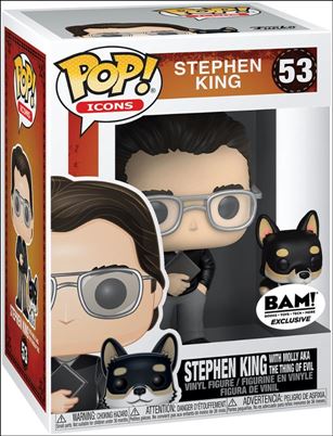POP! Icons figure 53 Stephen King with Molly aka The Thing of Evil BAM