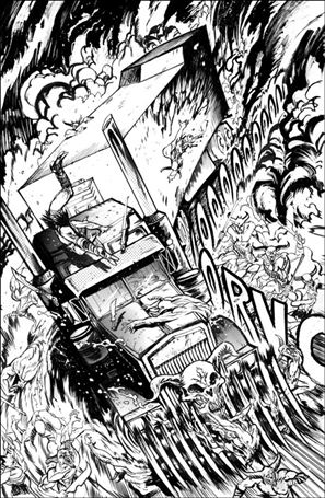 Post Malone's Big Rig issue 1-H Daniel Warren Johnson 1:25 B&W Cover