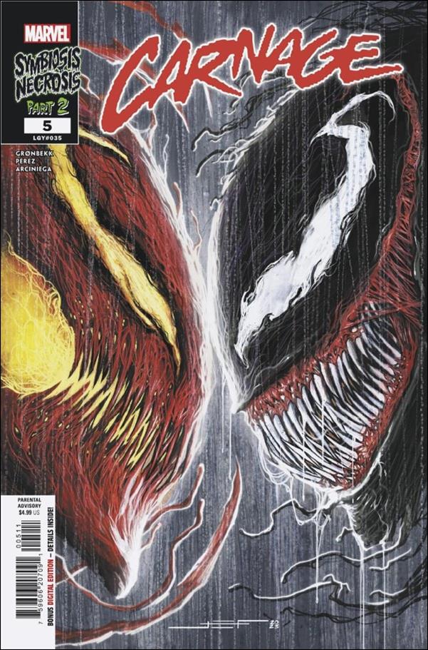 Carnage (2023) issue 5 Juan Ferreyra Cover