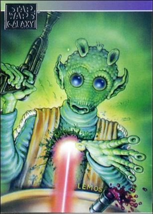 Star Wars Galaxy: Series 1 (Factory Base Set) card 107 Mike Lemos