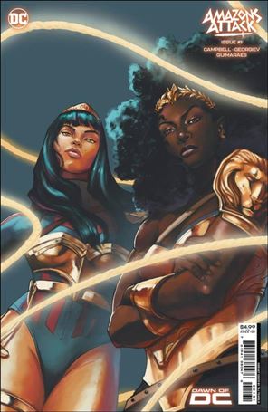 Amazons Attack (2023) issue 1-C Taj Tenfold Cardstock Cover