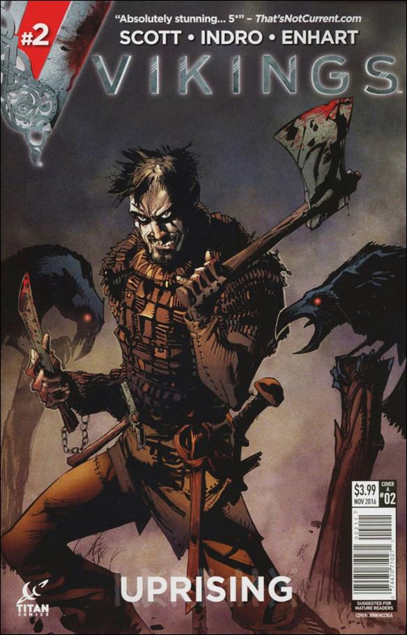 Vikings: Uprising issue 2 John McCrea Cover