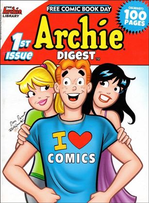 Archie Digest, Free Comic Book Day Edition Cover Image 1