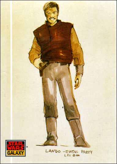 Star Wars Galaxy: Series 1 (Base Set) card 31 Lando (Rodis-Jamero)