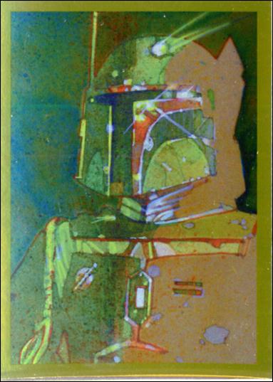 Star Wars Galaxy: Series 7 (Foil Subset) card 6-C Boba Fett - Gold Foil