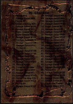 Conan II (Base Set) card 90 Checklist
