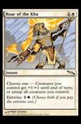 Magic the Gathering: Mirrodin (Base Set) card 18 Roar of the Kha