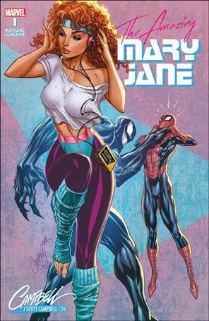 Amazing Mary Jane issue 1-O J. Scott Campbell 80s Cover 1/1500