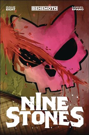 Nine Stones issue 8-B Skull Graffiti Cover