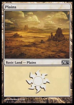 Magic the Gathering: 2012 Core Set (Base Set) card 232 Plains