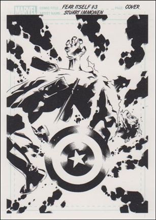 Marvel Universe 2011 (Artist Draft Subset) card AD6 Fear Itself #3