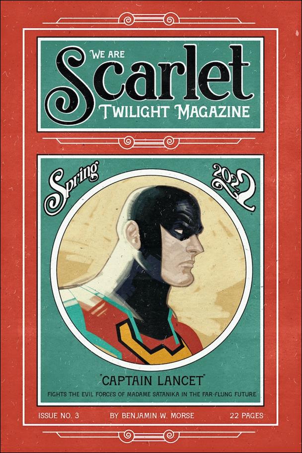 We Are Scarlet Twilight issue 3-B Retro Cover