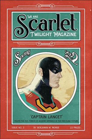 We Are Scarlet Twilight issue 3-B Retro Cover