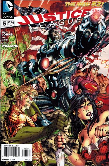 Justice League (2011) issue 5-F Jim Lee Cover (2nd Printing)