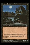Magic the Gathering: Portal (Base Set) card 102 Muck Rats