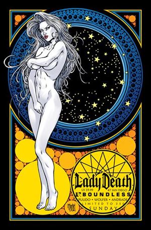 Lady Death (2010) issue 7-H San Diego Comic-Con Sundary Cover 1/350