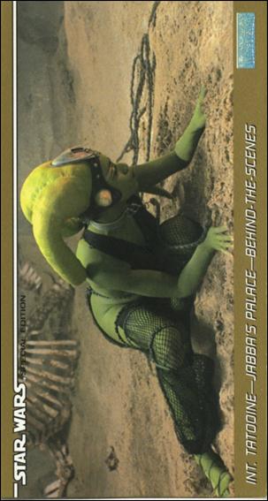 Star Wars Trilogy Special Edition Widevision  (Base Set) card 69 Int. Tatooine - Jabba's Palace - Behind-the-Scenes