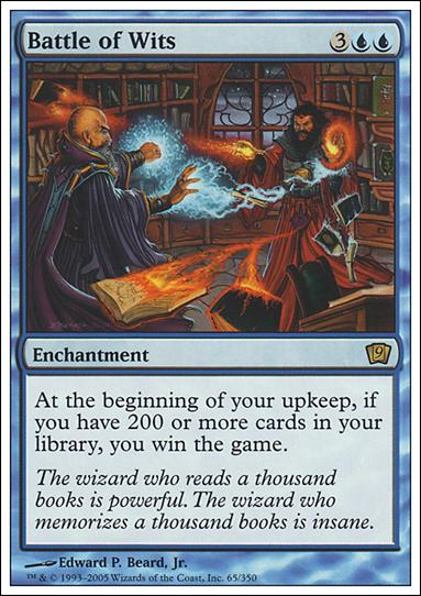 Magic the Gathering: 9th Edition (Base Set) card 65 Battle of Wits