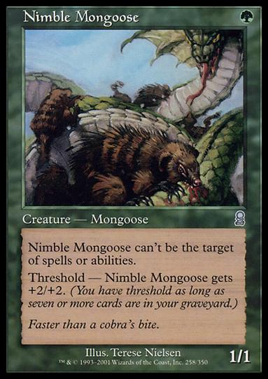 Magic the Gathering: Odyssey (Base Set) card 258 Nimble Mongoose