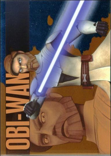 Star Wars: The Clone Wars Rise of the Bounty Hunters (Foil Character Subset) card 3 Obi-Wan