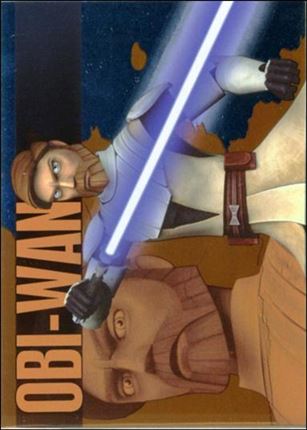 Star Wars: The Clone Wars Rise of the Bounty Hunters (Foil Character Subset) card 3 Obi-Wan