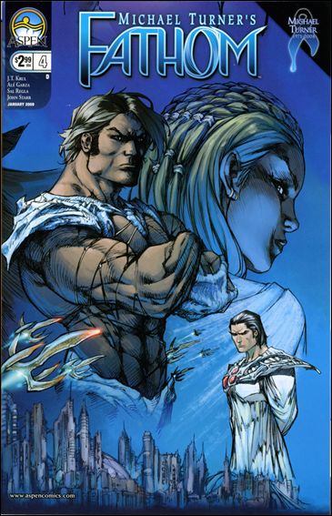 Michael Turner's Fathom (2008) issue 4-D Ale Garza "Lower Right" Cover