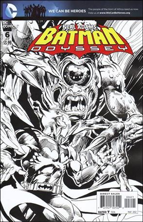 Batman: Odyssey (2011) issue 6-B Neal Adams 1:10 Black and White Cover