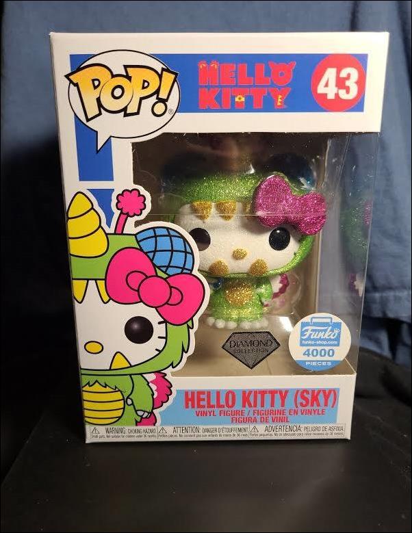 POP! Sanrio figure 43-B Hello Kitty (Sky) Diamond Collection 