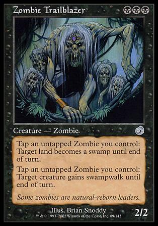 Magic the Gathering: Torment (Base Set) card 89 Zombie Trailblazer