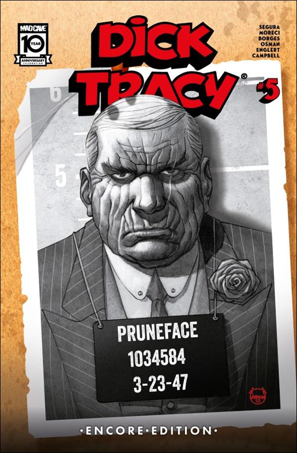 Dick Tracy (2024) issue 5-D Dave Johnson Encore Edition Cardstock Cover