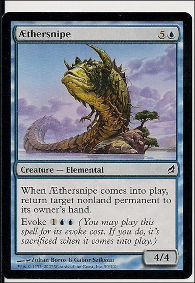 Magic the Gathering: Lorwyn (Base Set) card 50 AEthersnipe