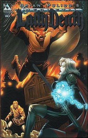 Brian Pulido's Medieval Lady Death issue 3-F Platinum Foil Cover