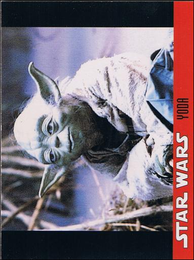Star Wars Candy Heads Collector Set (Promo) card 3 Yoda