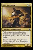 Magic The Gathering: Alara Reborn (Base Set) card 143-B Bant Sureblade (foil)